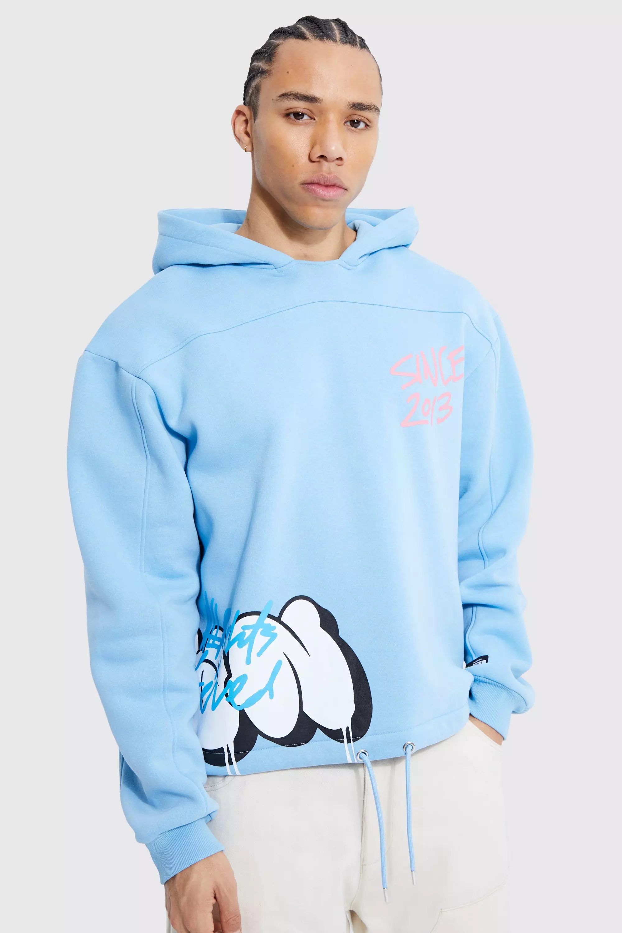 Hoodie outlet with graffiti